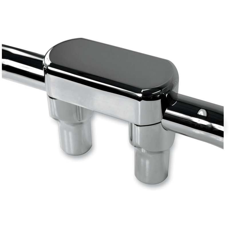 LA CHOPPERS RISERS W/SOLID TOP 3 " Charcoal 3/4 Front - Driven Powersports