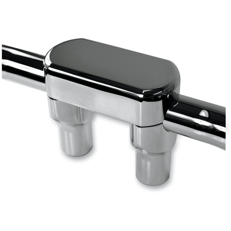 LA CHOPPERS RISERS W/SOLID TOP 3 " Charcoal 3/4 Front - Driven Powersports