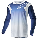 ALPINESTARS JERS RAC-HOEN White/Navy Front - Driven Powersports