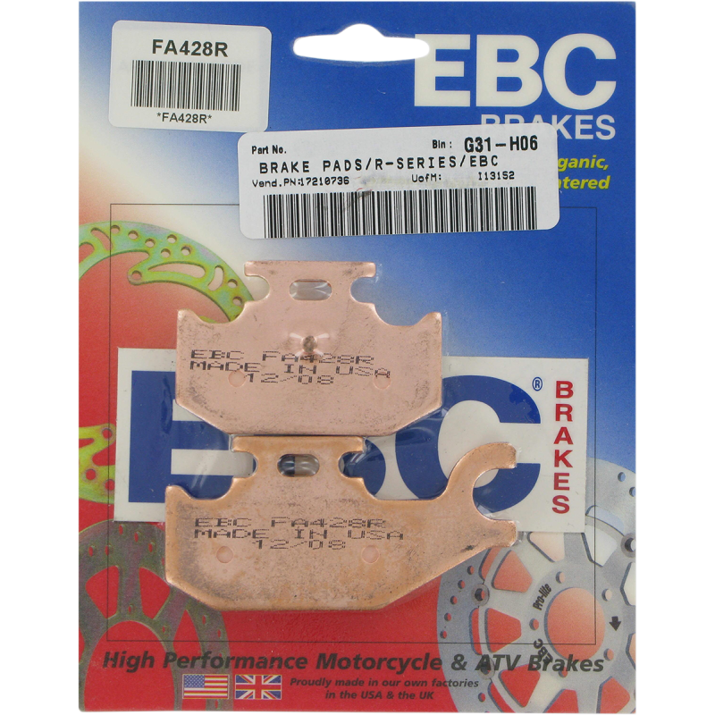 EBC FA428R SINTERED SERIES BRAKE PAD SET Front - Driven Powersports