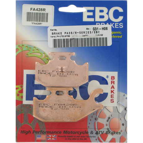 EBC FA428R SINTERED SERIES BRAKE PAD SET Front - Driven Powersports