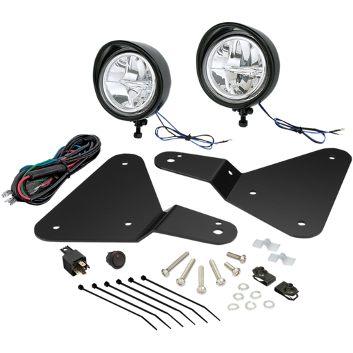 SHOW CHROME 3 1/2"FOCUS LED CANAM F3 KT 3/4 Front - Driven Powersports
