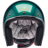 BILTWELL HELMET BONANZA Green Front - Driven Powersports