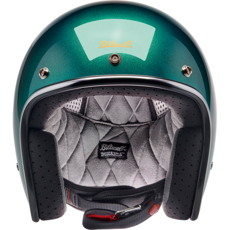 BILTWELL HELMET BONANZA Green Front - Driven Powersports