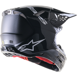 ALPINESTARS HELMET SM10 FLOOD Black/Gray Back - Driven Powersports