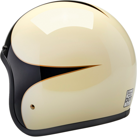 BILTWELL HELMET BONANZA White/Black Back - Driven Powersports