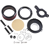 TRASK AIR CLEANER ASULT M8 Black Front - Driven Powersports