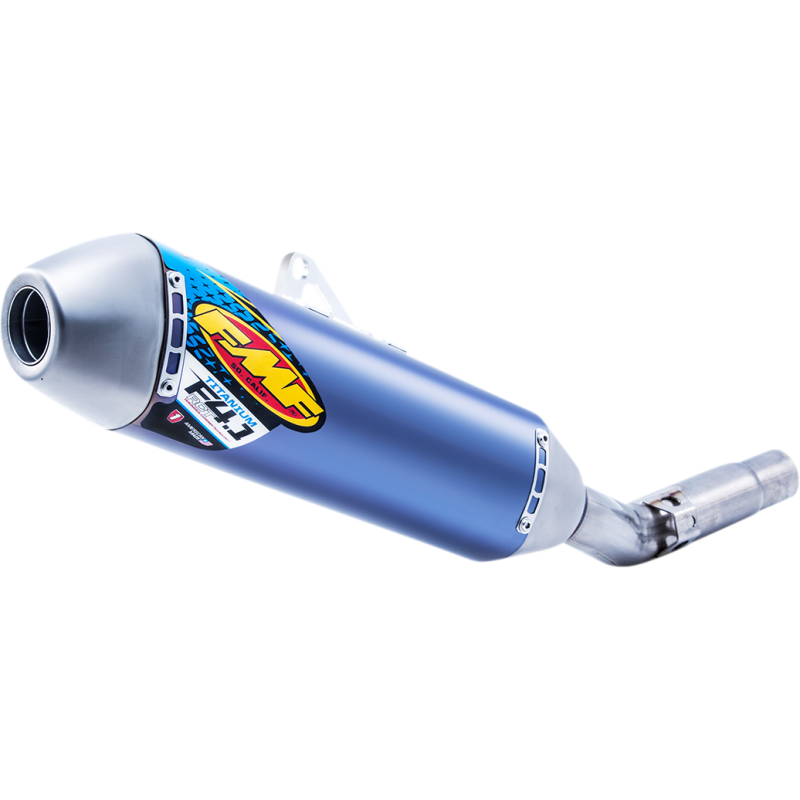 FMF 21-22 KX250F 4.1 RCT SLIP-ON W/CF EC Titanium Front - Driven Powersports
