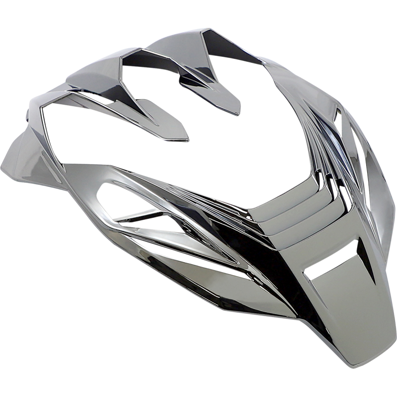 ICON AIRFOIL AFLT Silver Front - Driven Powersports