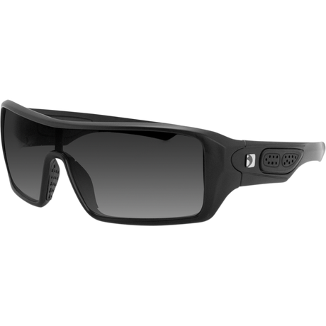 BOBSTER PARAGON ANTIFOG SMOKED LENS Matte Black 3/4 Front - Driven Powersports