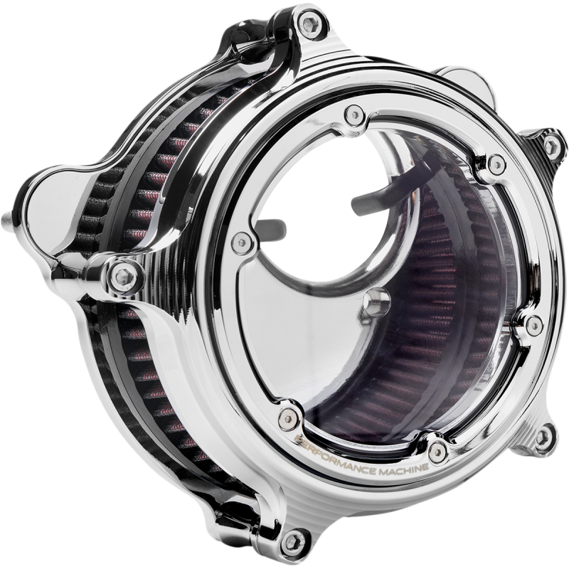 PERFORMANCE MACHINE AIRCLEANER VISION M8 Charcoal Front - Driven Powersports