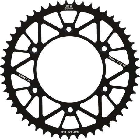 JT SPROCKETS SPR.51T JTA CRF250R 04-10/CRF450X 05-20 OE Black Front - Driven Powersports