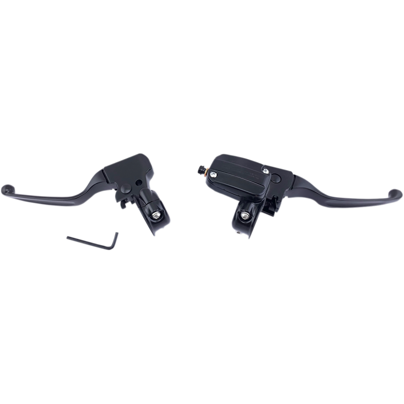 DRAG SPECIALTIES CONTROLS HB 96-07FLT Matte Black Front - Driven Powersports