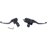 DRAG SPECIALTIES CONTROLS HB 96-07FLT Matte Black Front - Driven Powersports