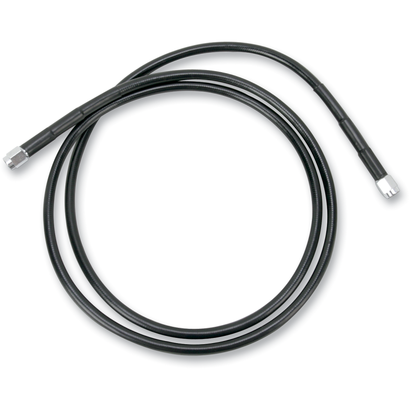 DRAG SPECIALTIES BLACK S/S BRAKE LINE 44" Other - Driven Powersports
