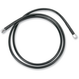 DRAG SPECIALTIES BLACK S/S BRAKE LINE 44" Other - Driven Powersports