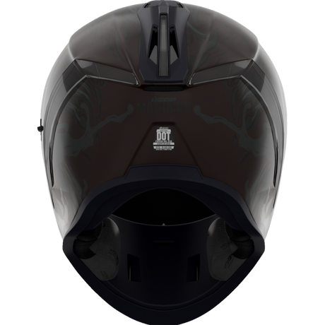 ICON HELMET AIRFORM MIPS MANIK'RR Dark Black Back - Driven Powersports