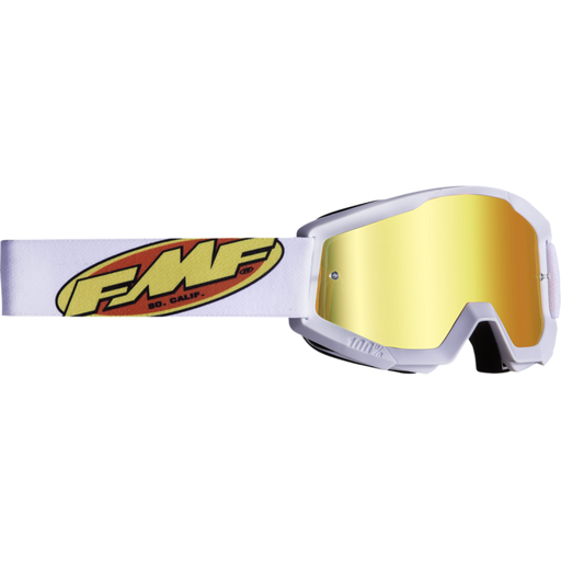 FMF POWERCORE YOUTH GOGGLE CORE - MIRROR RED LENS Front