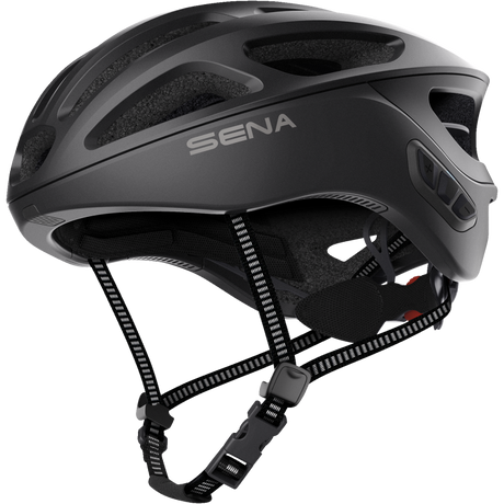 SENA CYCLING HELMET R1 EVO Matte Black Front - Driven Powersports