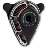 PERFORMANCE MACHINE AIRCLEANER JET 08-16 FLHT CC 3/4 Front - Driven Powersports