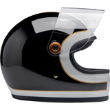 BILTWELL HELMET GRINGO S White/Black Right Side - Driven Powersports