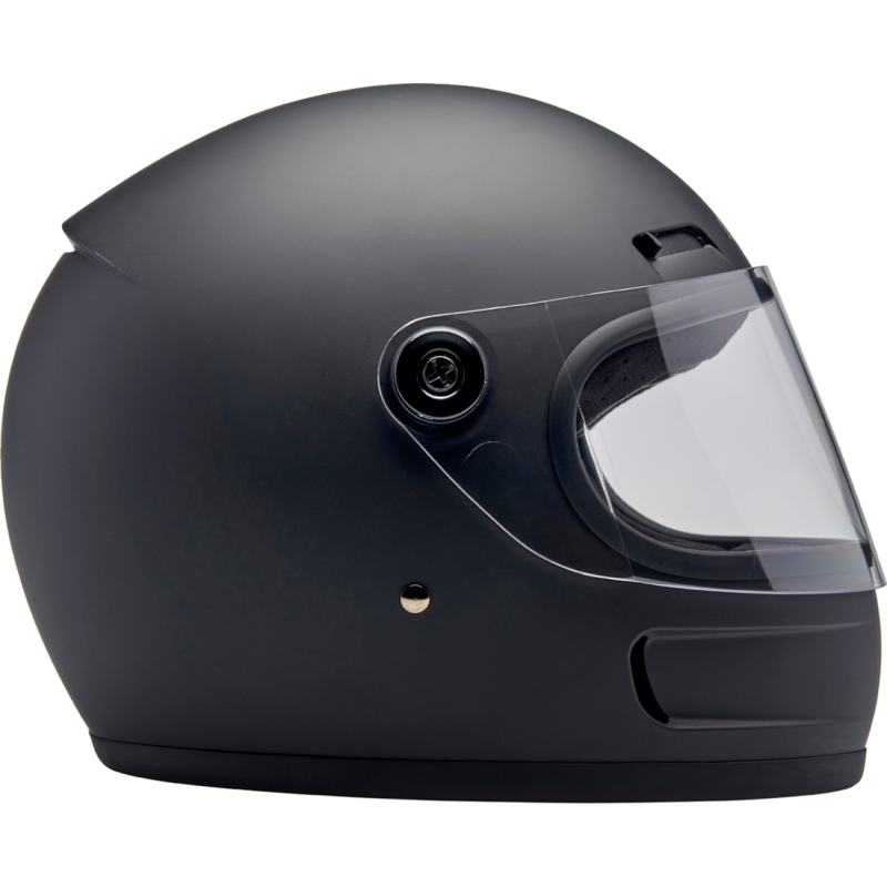 BILTWELL HELMET GRINGO SV Flat Black Right Side - Driven Powersports