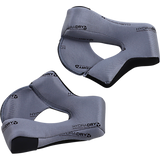 ICON CHEEKPAD AFLT H-DRY Gray Front - Driven Powersports