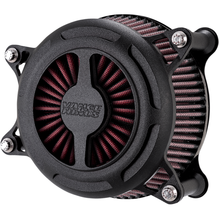 VANCE & HINES FL AIRCLEANER VO2BLD BW Front - Driven Powersports