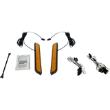 CUSTOM DYNAMICS LIGHT LED FORK AMB Black Front - Driven Powersports