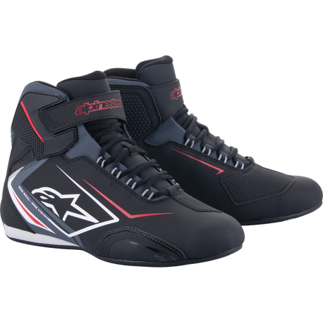 ALPINESTARS SHOE SEKTOR WP Black/White/Cool Gray Front - Driven Powersports