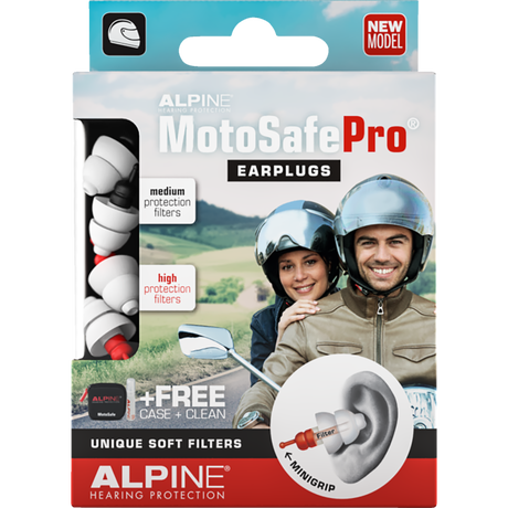 ALPINE HEARING PROTECTION EARPLUGS MOTOSAFE PRO MINIGRIP Front - Driven Powersports
