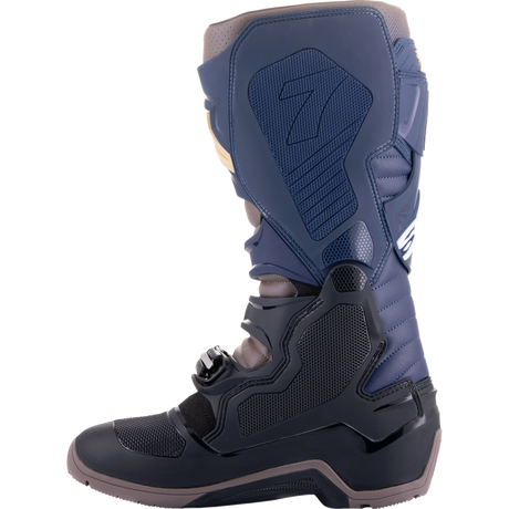 ALPINESTARS BOOT T7 END DS Navy/Gray Left Side - Driven Powersports