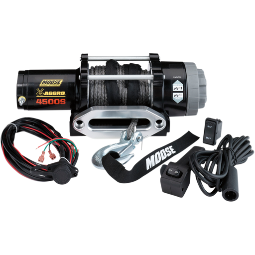 MOOSE UTILITY DIVISION MOOSE WINCH 4500LB W/SYN RP Front - Driven Powersports