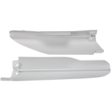 ACERBIS LWR FORK CVR SET- RM125/250:99-03 White Back - Driven Powersports