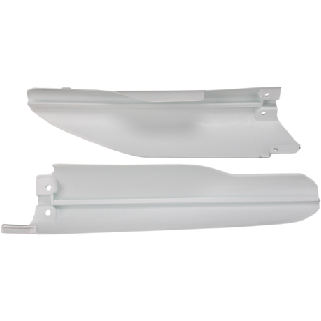 ACERBIS LWR FORK CVR SET- RM125/250:99-03 White Back - Driven Powersports