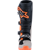 ALPINESTARS BOOT TECH 7 ENDURO BK/WRM FL Gray/Orange Front - Driven Powersports