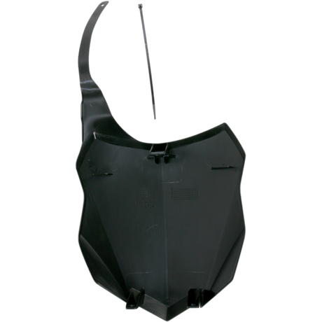 ACERBIS FRONT # PLATE- KX250F/450F:13-13 Black Back - Driven Powersports