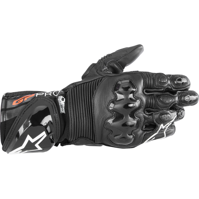 ALPINESTARS GP PRO V4 GLOVE Black Front - Driven Powersports
