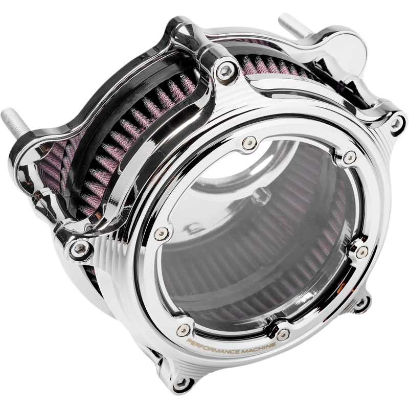 PERFORMANCE MACHINE AIRCLEANER VISION M8 Charcoal Front - Driven Powersports