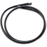 DRAG SPECIALTIES BLACK S/S BRAKE LINE 47" Front - Driven Powersports