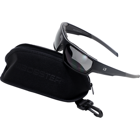 BOBSTER TREAD SUNGLASS REMOVABLE FOAM SMOKED LENS Matte Black Front - Driven Powersports