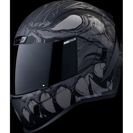 ICON HELMET AIRFORM MIPS MANIK'RR Dark Black Front - Driven Powersports