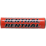 RENTHAL MINI SX BAR PAD 8.5" Orange Front - Driven Powersports