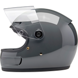 BILTWELL HELMET GRINGO SV Steel Gray Left Side - Driven Powersports