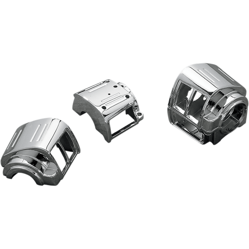 DRAG SPECIALTIES 82-95 H/BAR SWITCH HOUSING KIT CHROME Top - Driven Powersports