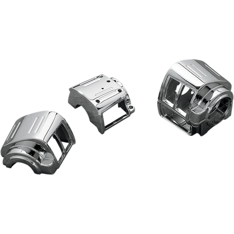 DRAG SPECIALTIES 82-95 H/BAR SWITCH HOUSING KIT CHROME Top - Driven Powersports