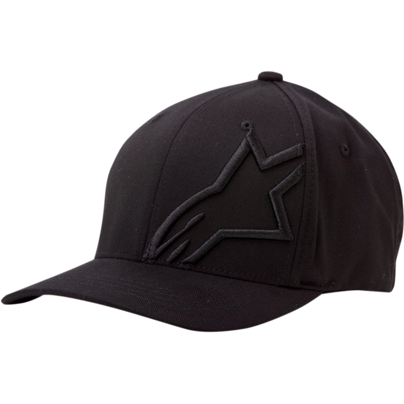 ALPINESTARS HAT CORP SHFT 2 Black/Black 3/4 Front - Driven Powersports