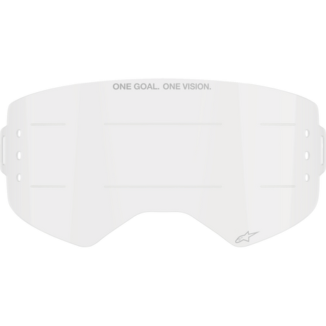 ALPINESTARS ROLL OFF FILM SUPERTECH Clear Front - Driven Powersports