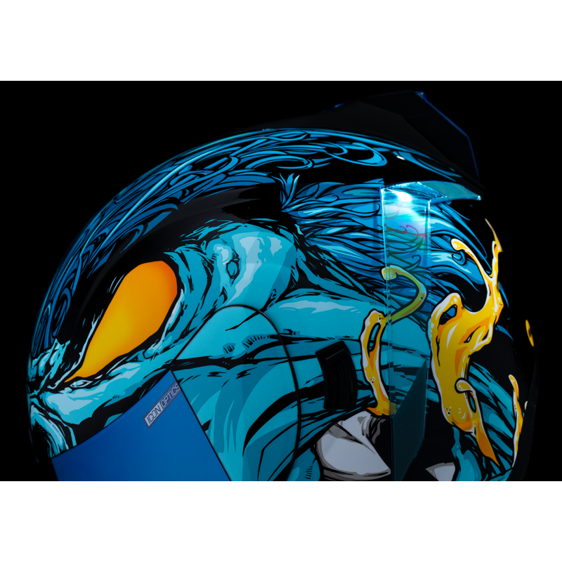 ICON HELMET AIRFORM MIPS MANIK'RR Light Blue Left Side - Driven Powersports