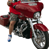 CUSTOM DYNAMICS INSERT LEDVENT AM/WHT Chrome Application Shot - Driven Powersports